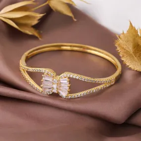 Golden Chalie Zirconia Bracelet