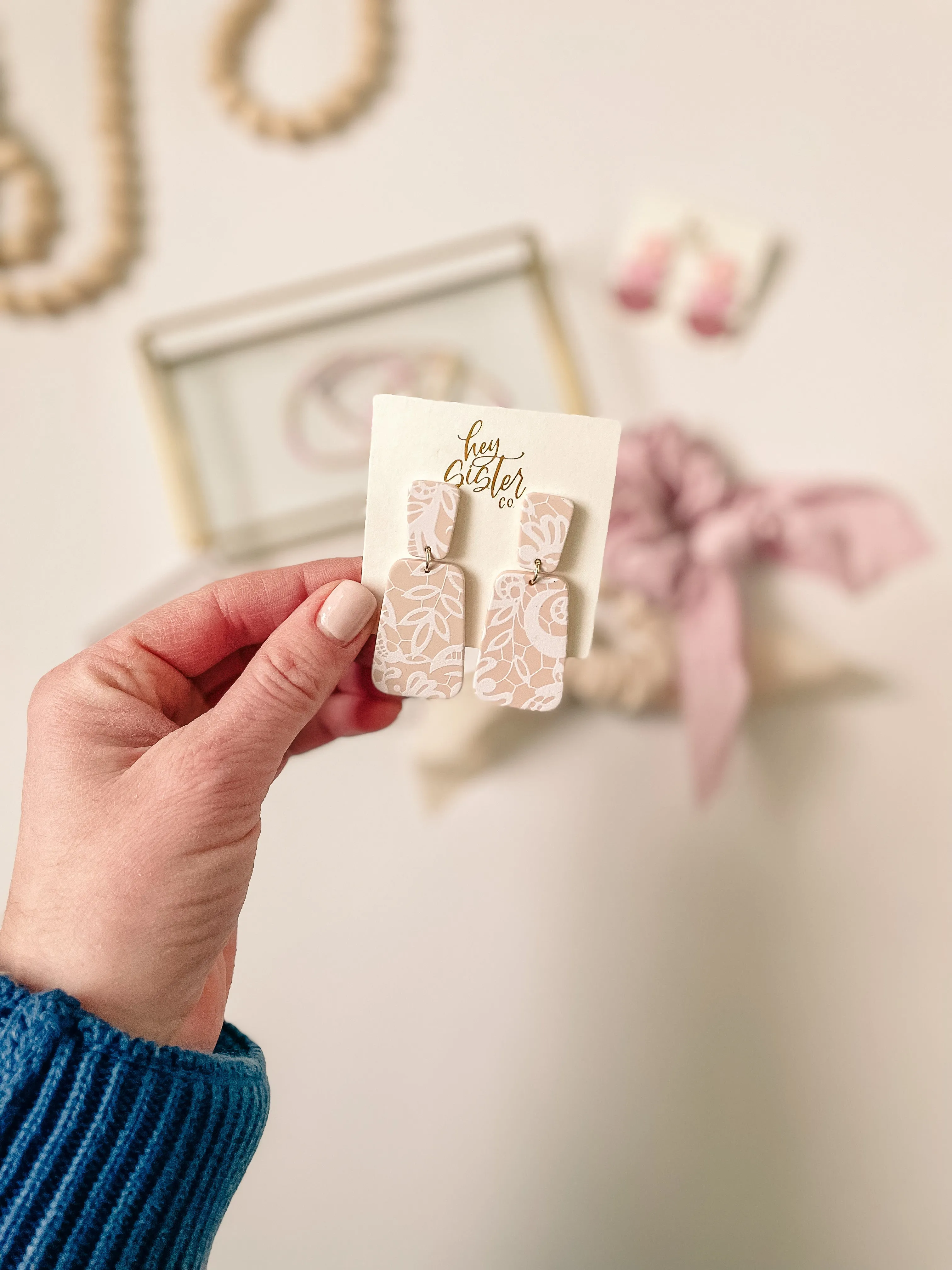 Hannah Lace Dangles
