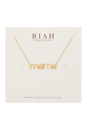 Hdnen512 - Mama Pendant Necklace