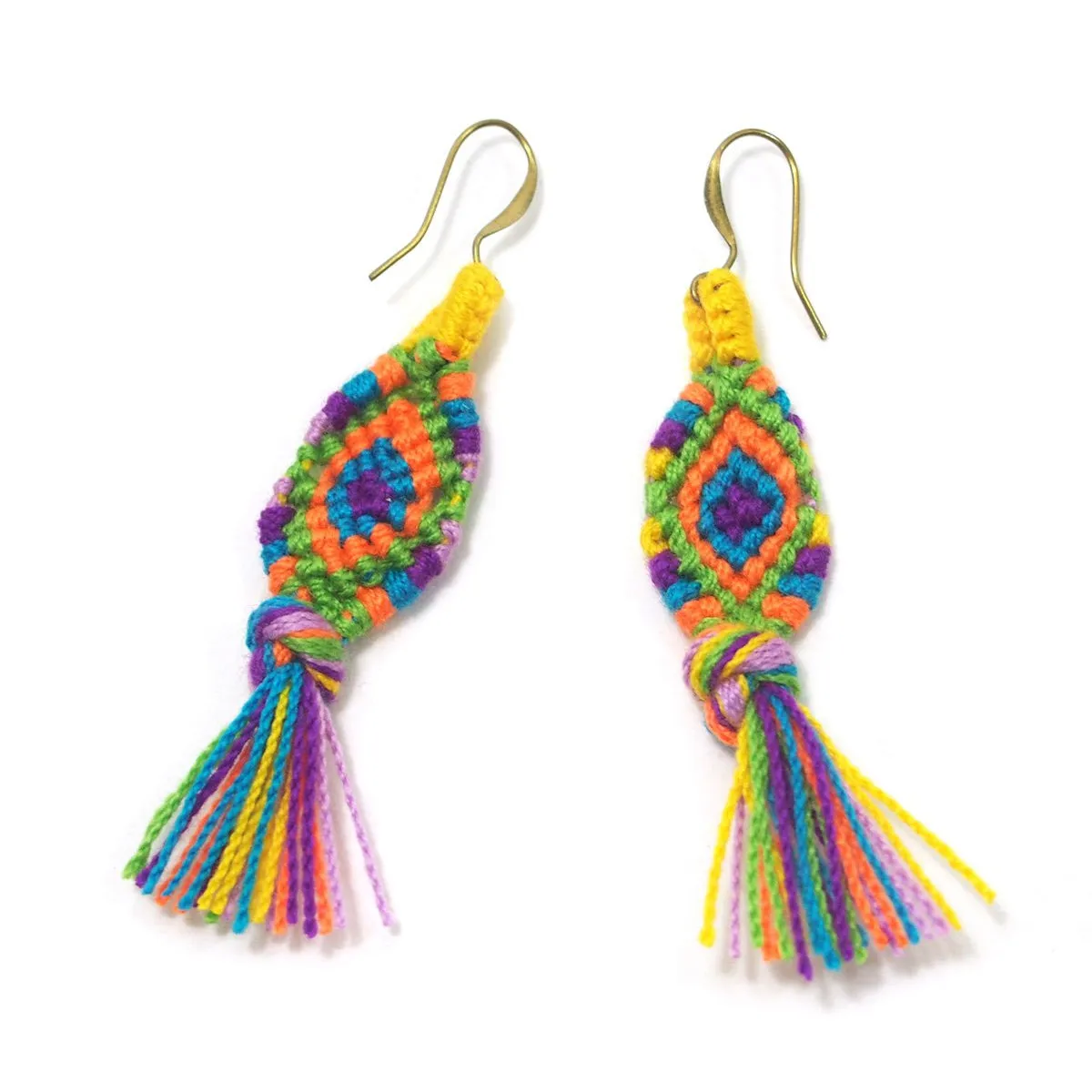 Hilltribe Crocheted Earrings, B