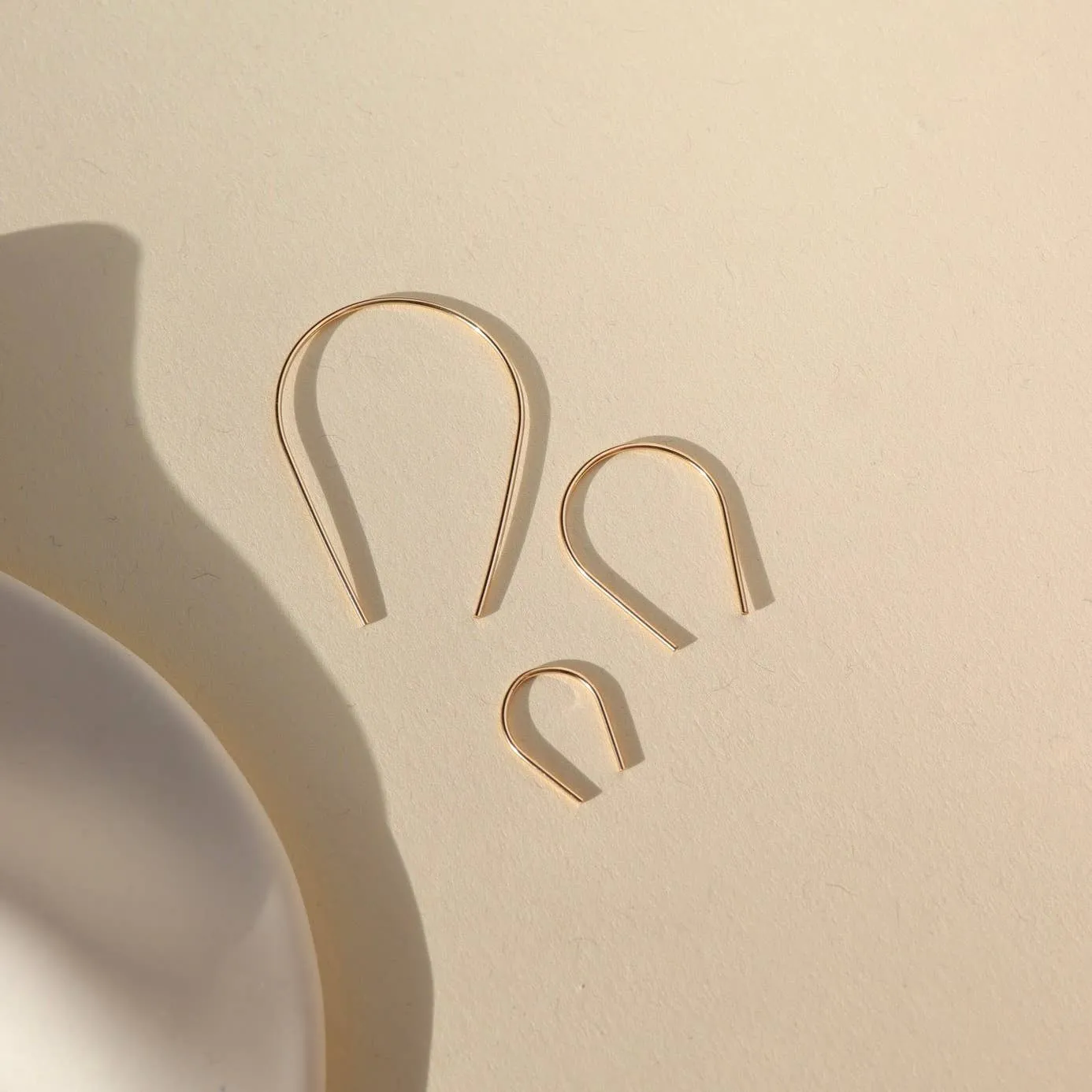 Horseshoe Slide Earrings