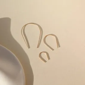 Horseshoe Slide Earrings