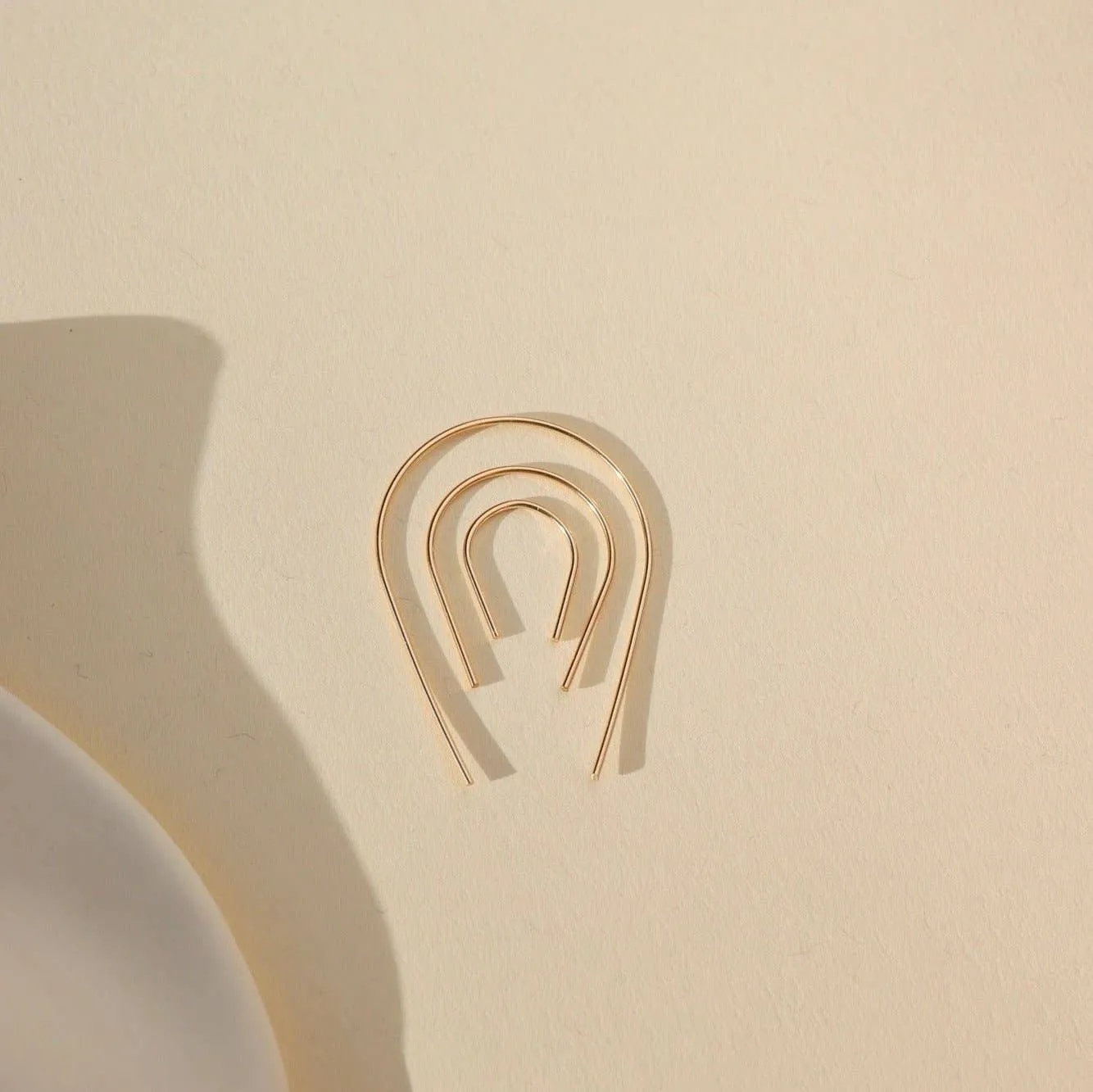 Horseshoe Slide Earrings
