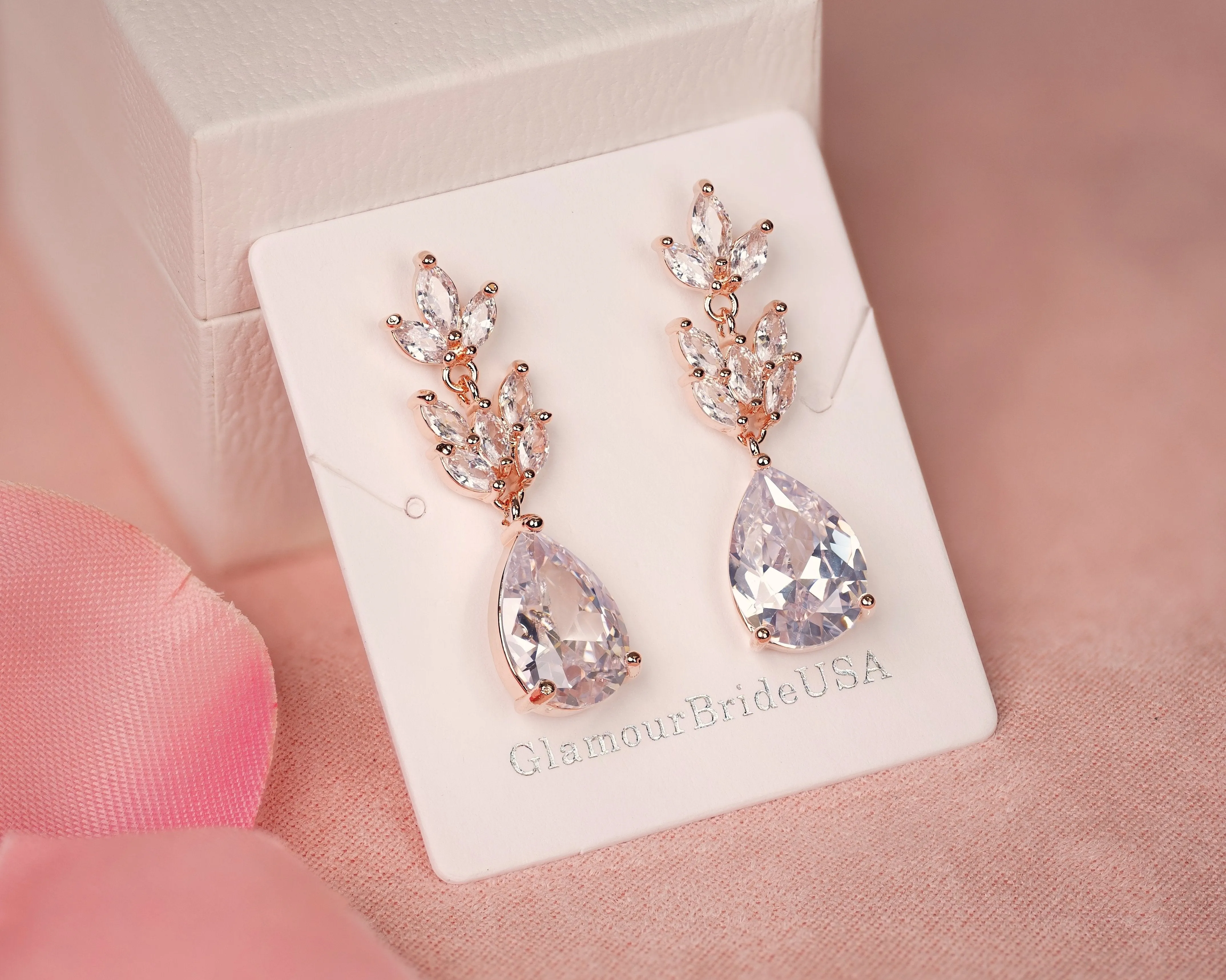 Jennifer - Crystal Bridal Necklace Set