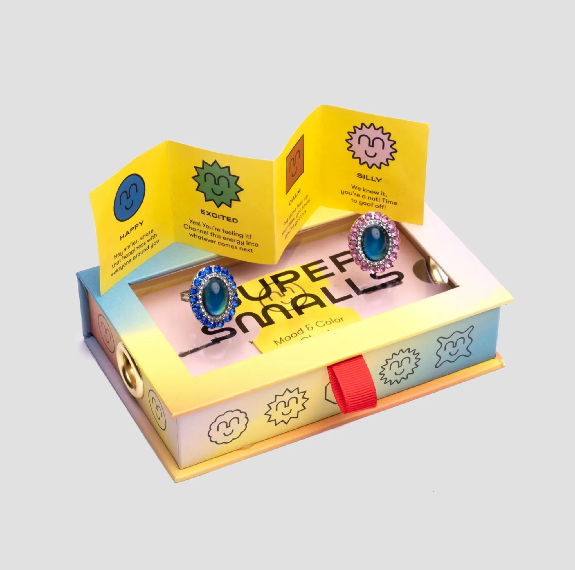 Me Time Double Mood Ring Set