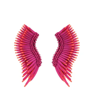 Midi Madeline Earrings- Plum | PLUM / PASTEL PINK / GUNMETAL