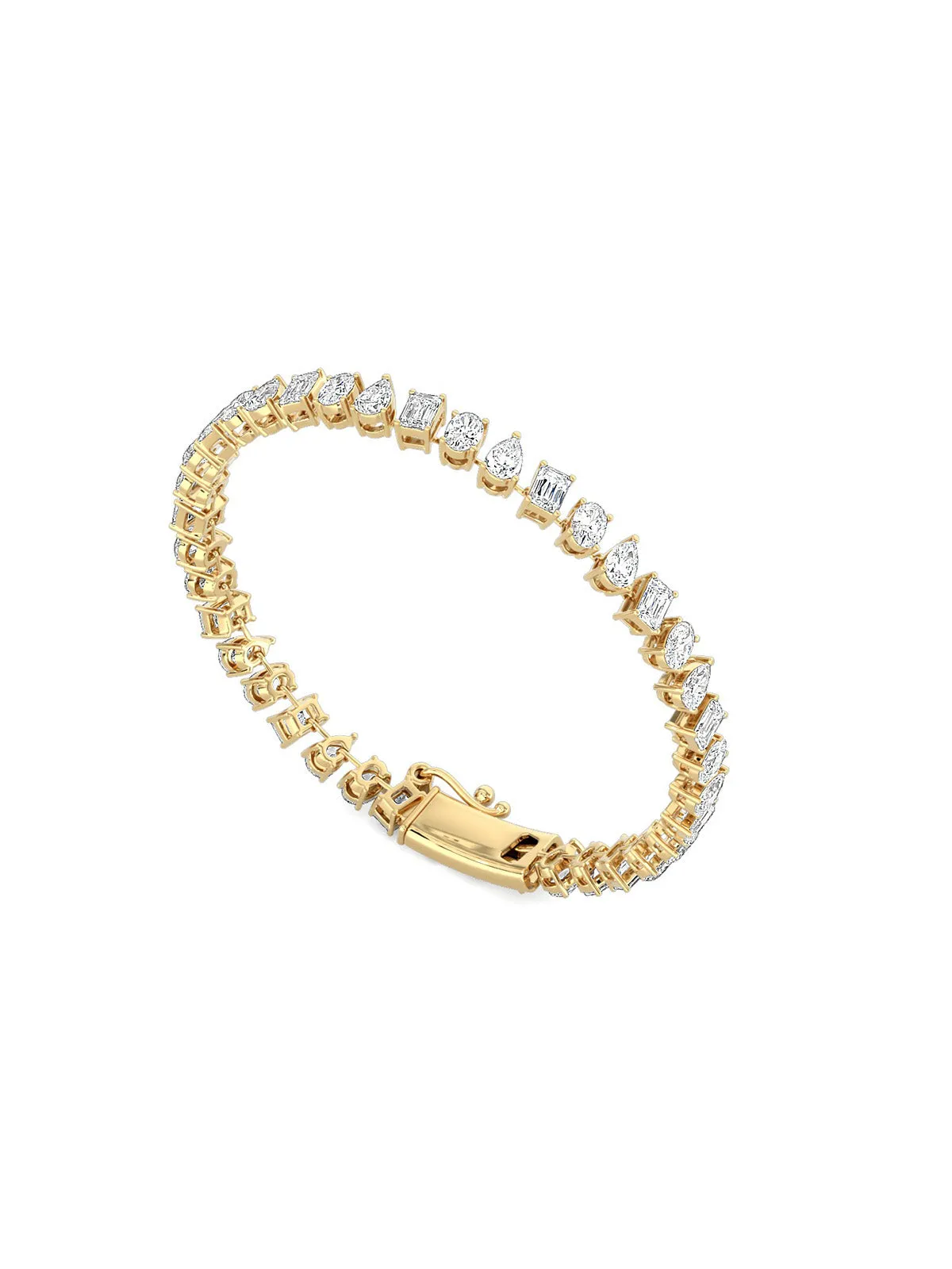 Multi-Shape Diamond Bracelet