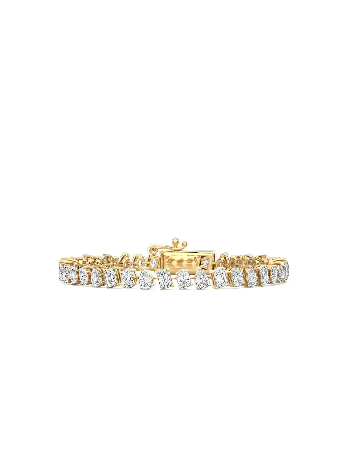 Multi-Shape Diamond Bracelet