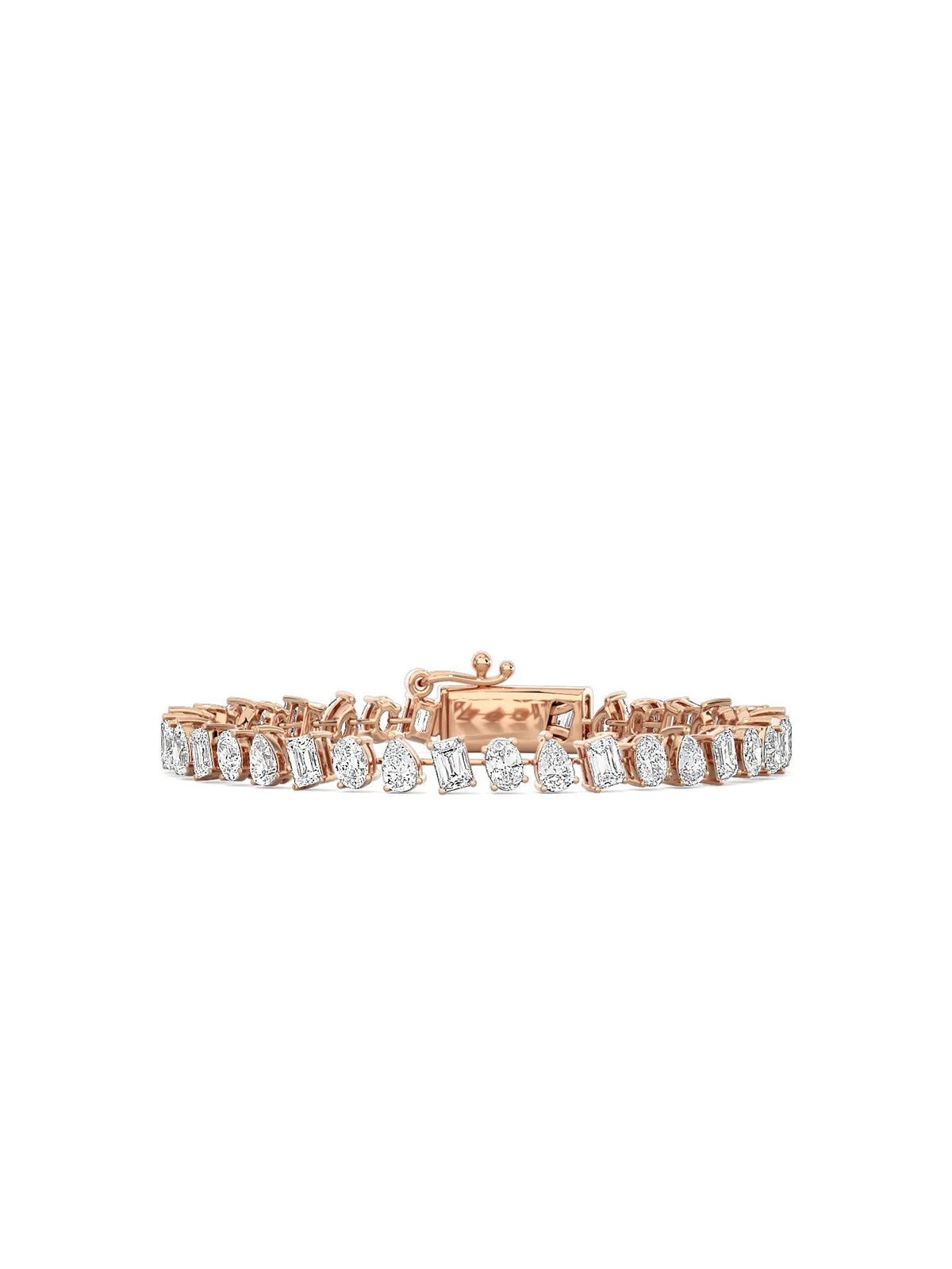 Multi-Shape Diamond Bracelet