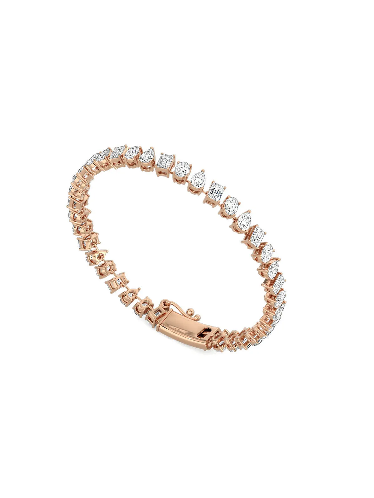 Multi-Shape Diamond Bracelet