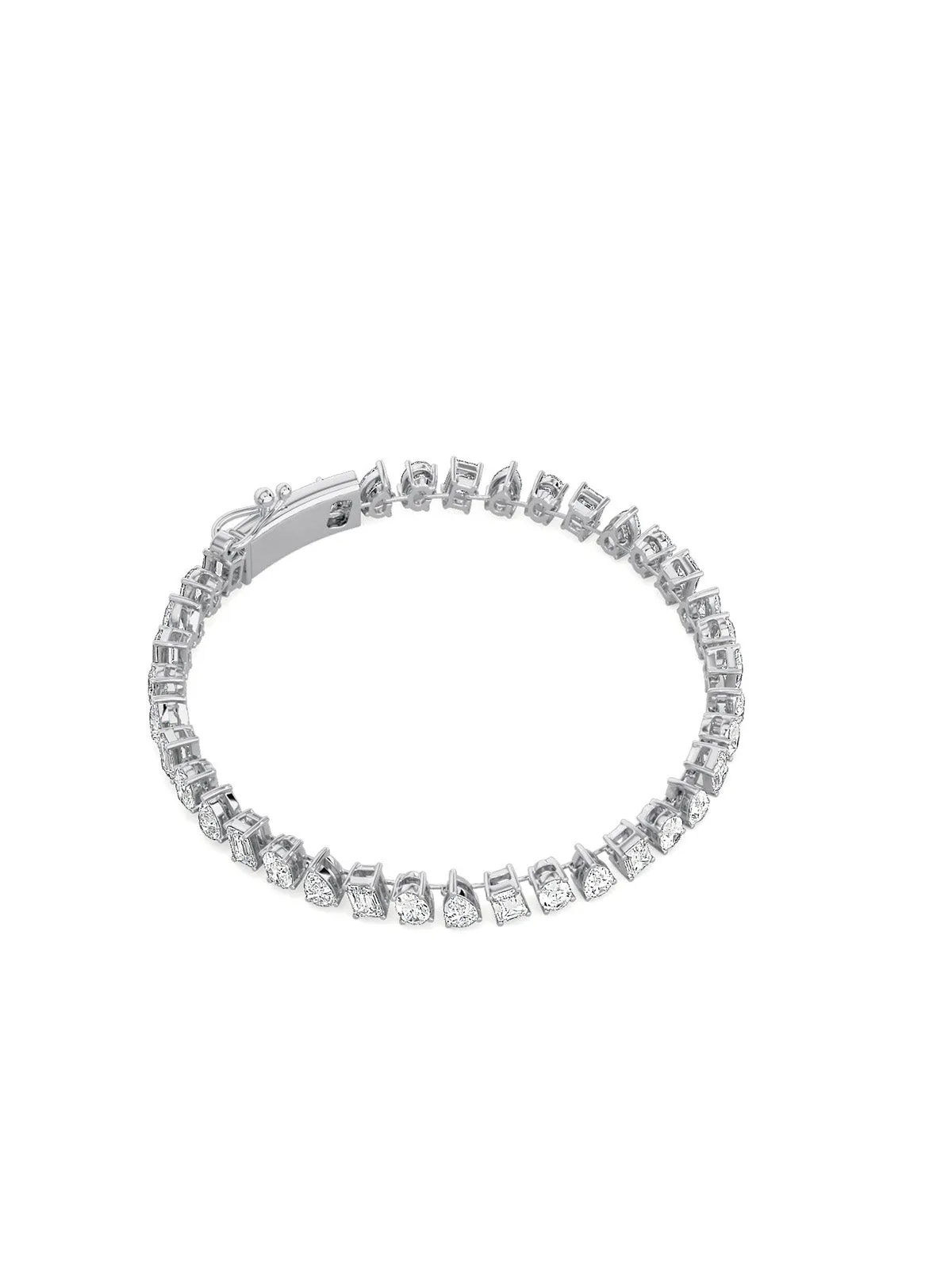 Multi-Shape Diamond Bracelet