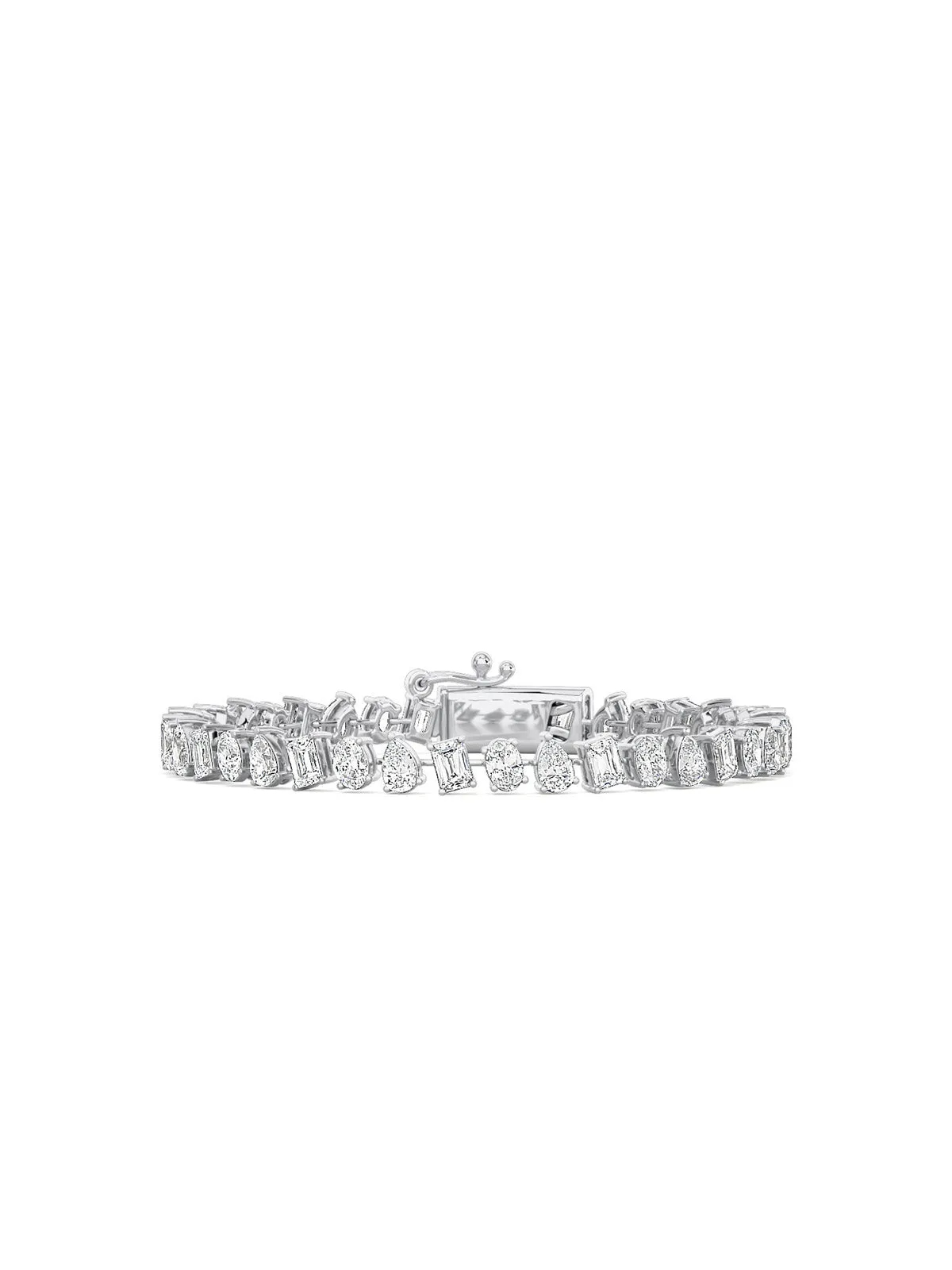 Multi-Shape Diamond Bracelet