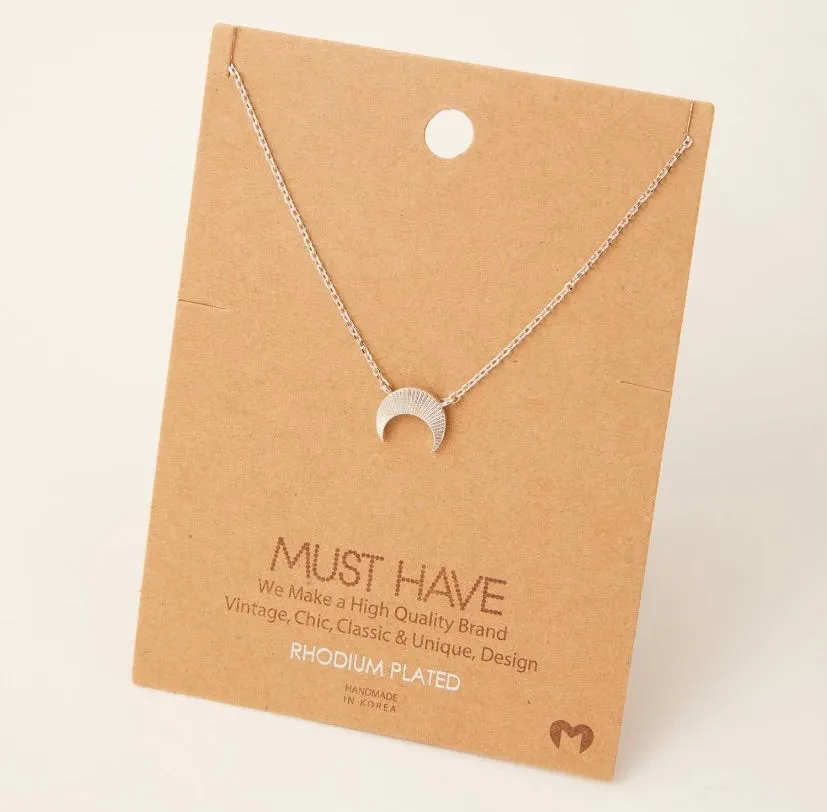 Must Have Necklaces - Half Moon