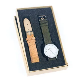 Natural Cork watch Unisex fashion Watch WA-414-BOX-2