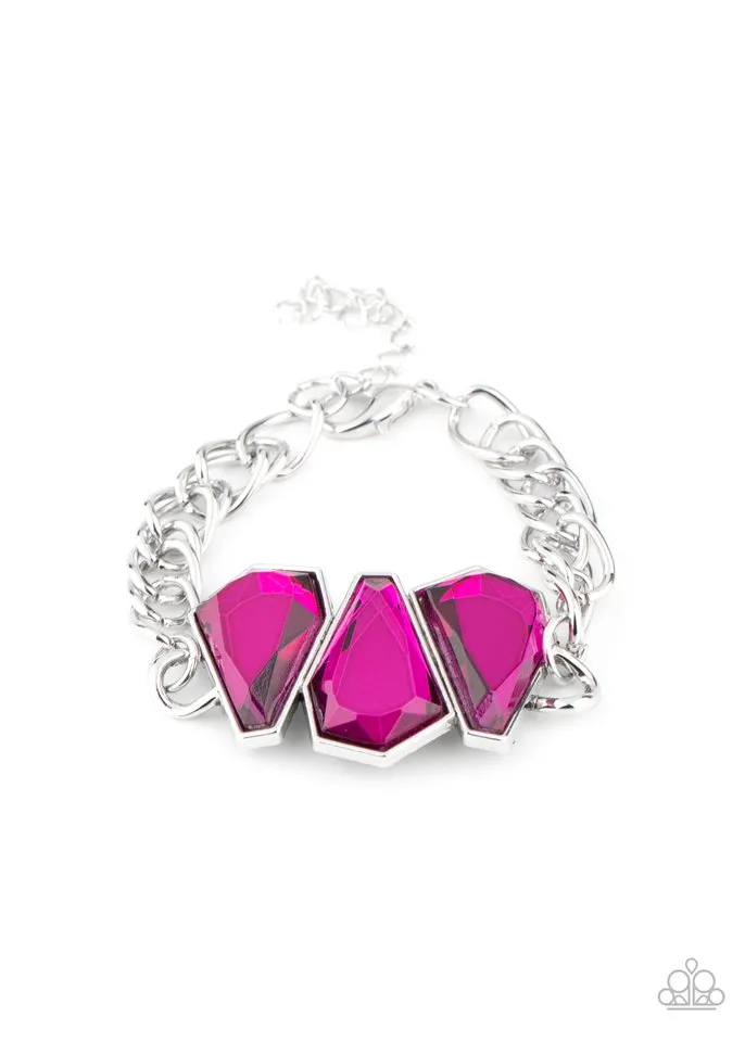 Paparazzi Bracelet ~ Raw Radiance - Pink