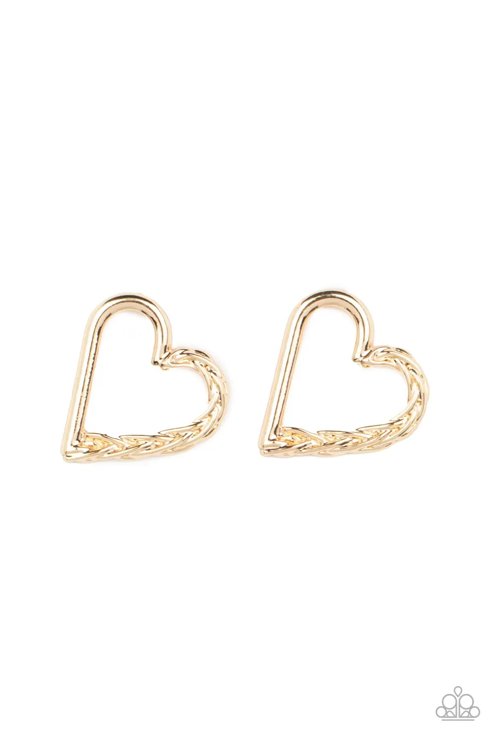 Paparazzi Cupid, Who? - Gold Earrings