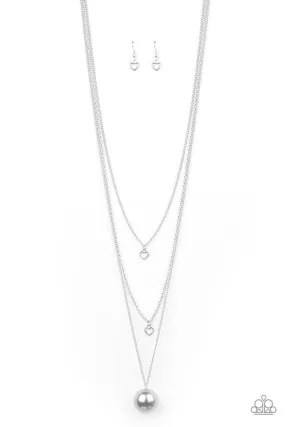 Paparazzi Necklace ~ Hearty Heirloom - Silver