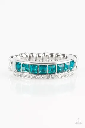 Paparazzi Ring ~ Money Motto - Blue