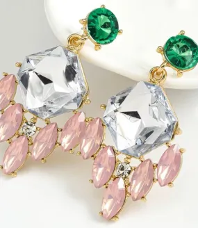 Pink Ivy Earrings
