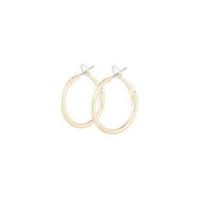 Polished Gold Dainty Hoop Earrings