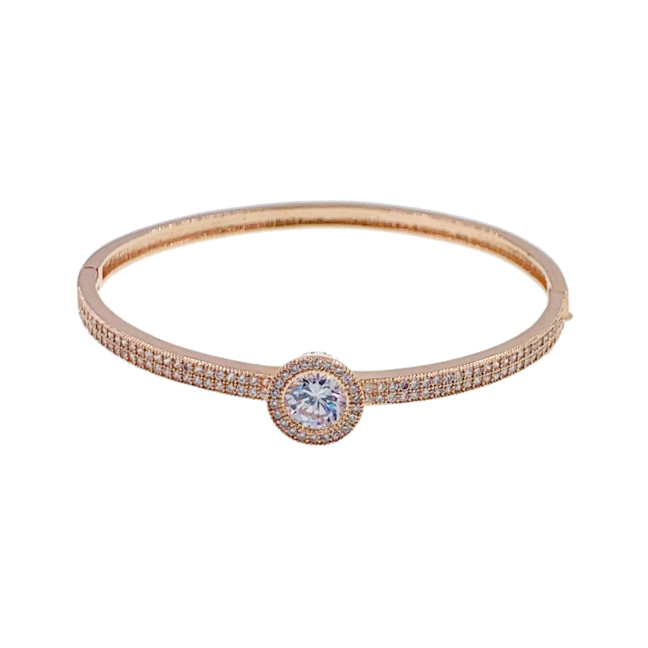 Polly Cubic Zirconia Bangle Bracelet