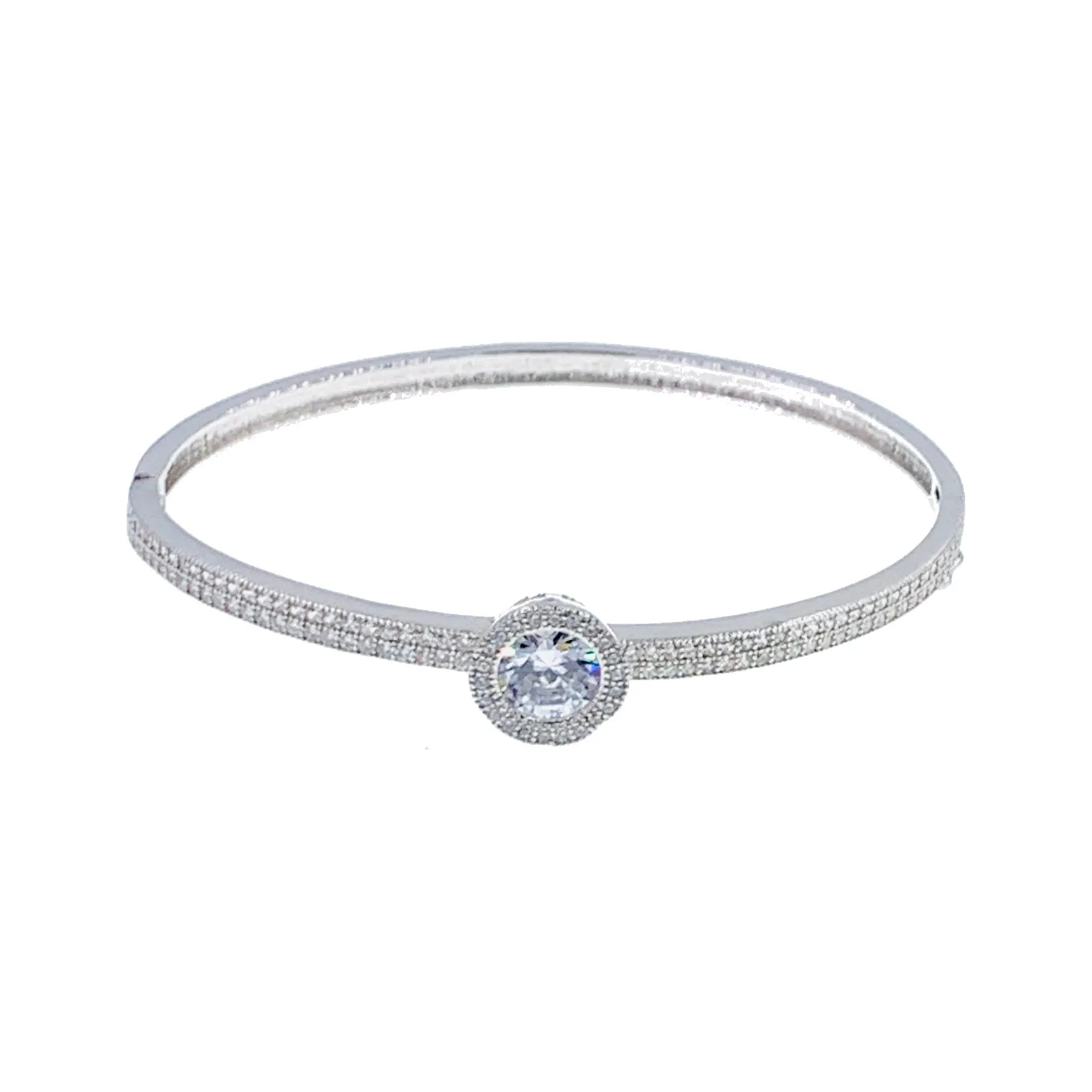 Polly Cubic Zirconia Bangle Bracelet