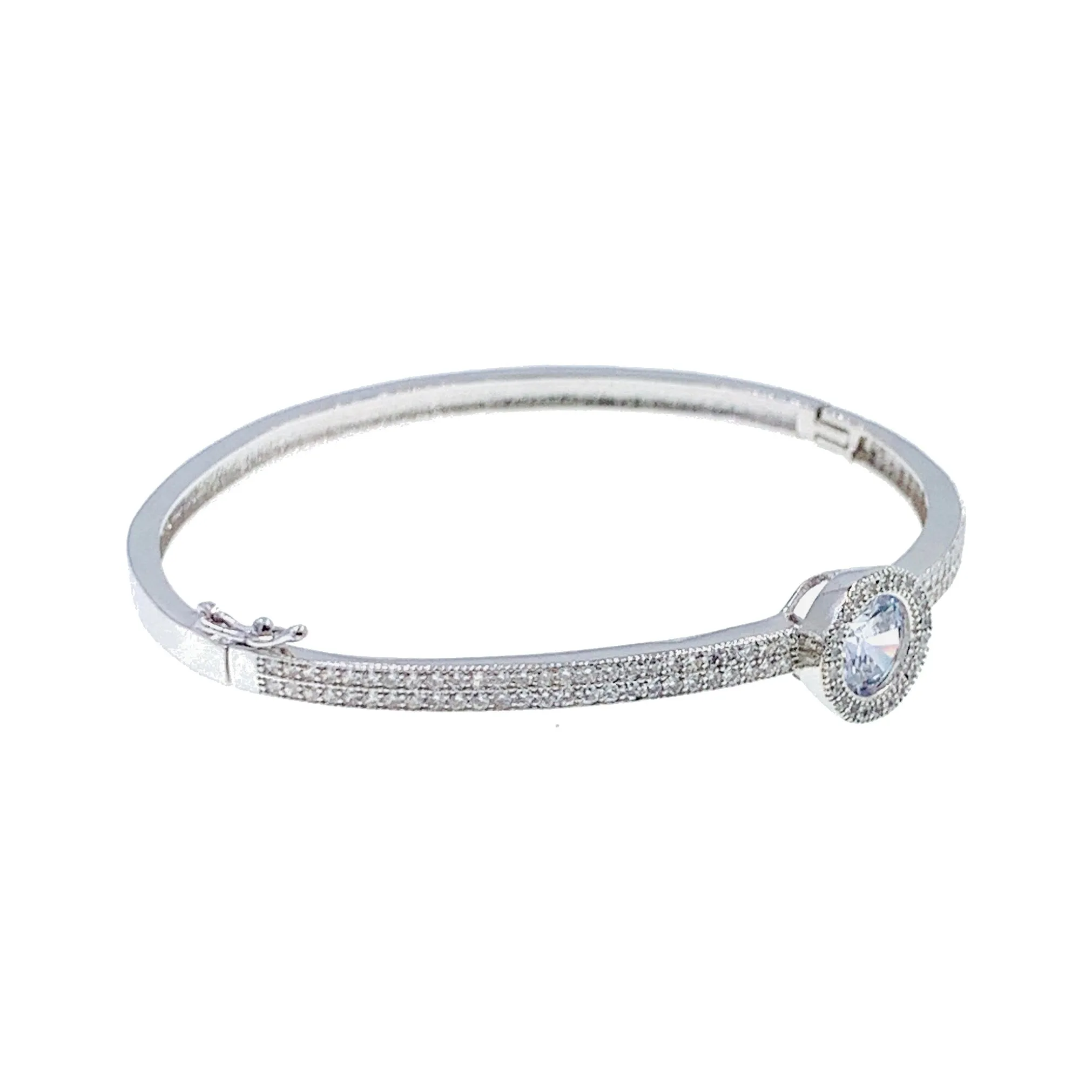Polly Cubic Zirconia Bangle Bracelet