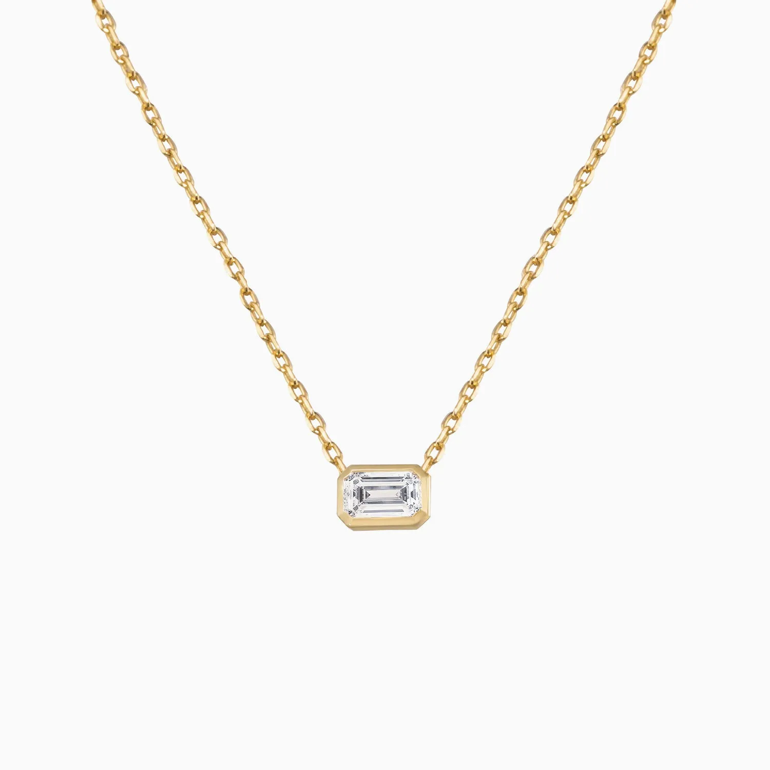 Princess Cut Cubic Zirconia Necklace