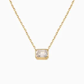 Princess Cut Cubic Zirconia Necklace