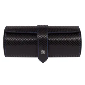 Rapport London - Carbon Black Three Watch Roll