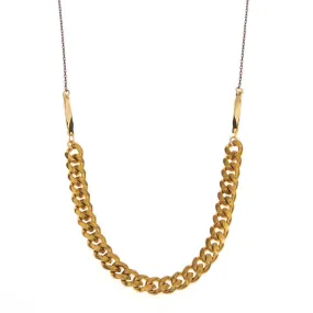 REBEL BRASS MULTI-CHAIN NECKLACE