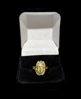 Scarab Ring - Brass