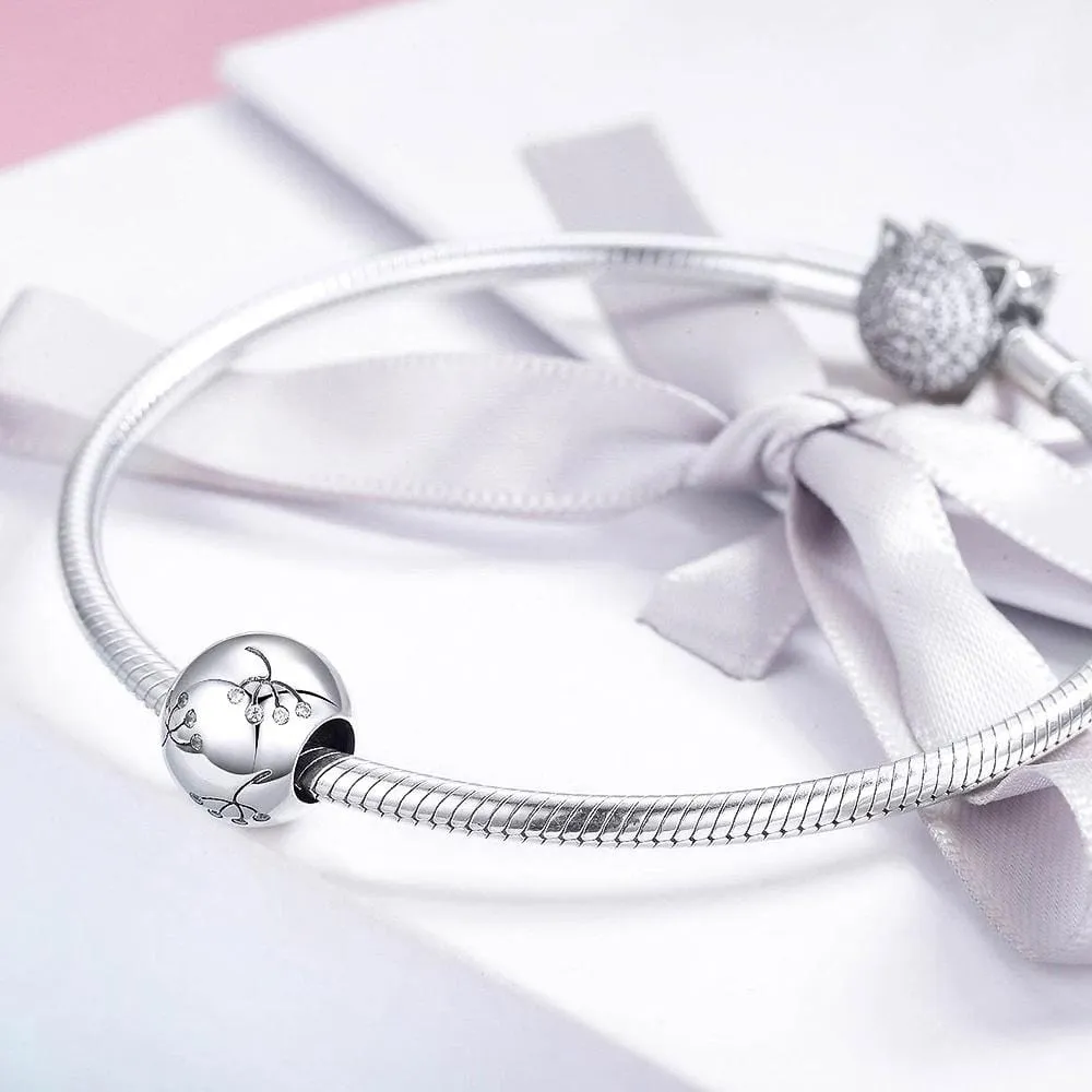 Solid 925 Sterling Silver Dandelions Pandora Inspired Charm