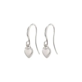 SOPHIA heart pendant earrings silver-plated