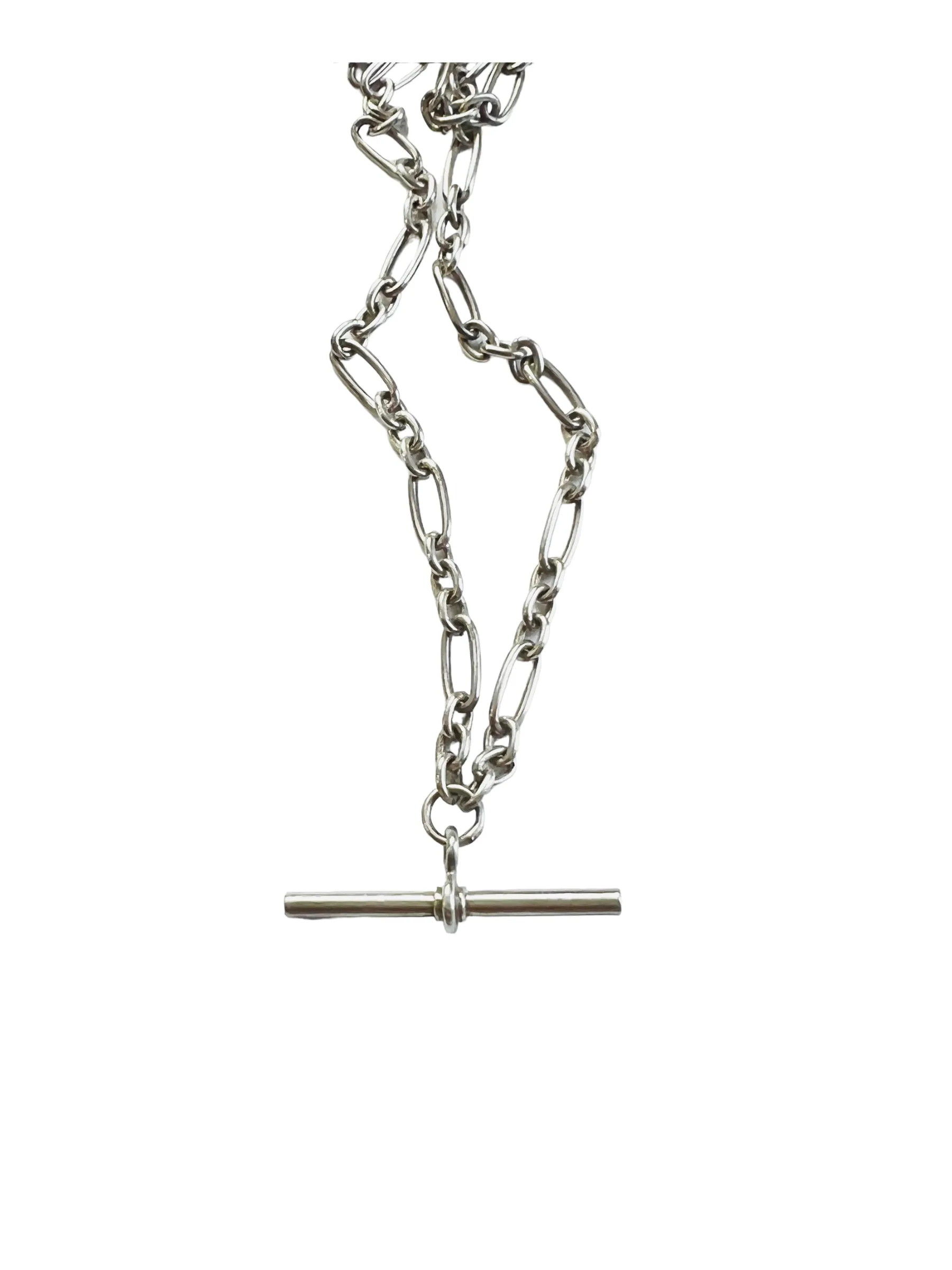 Sterling T-Bar Necklace • Layering Necklace • Vintage T-Bar Necklace