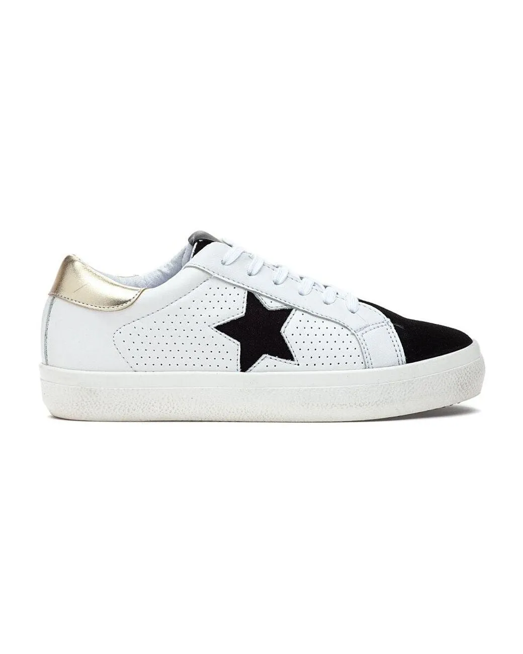 Steve Madden Starling Platform Fahion Lace-up Sneakers Black Multi