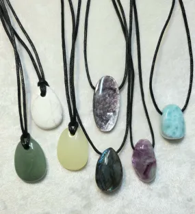 Teardrop Crystal Pendant Necklaces