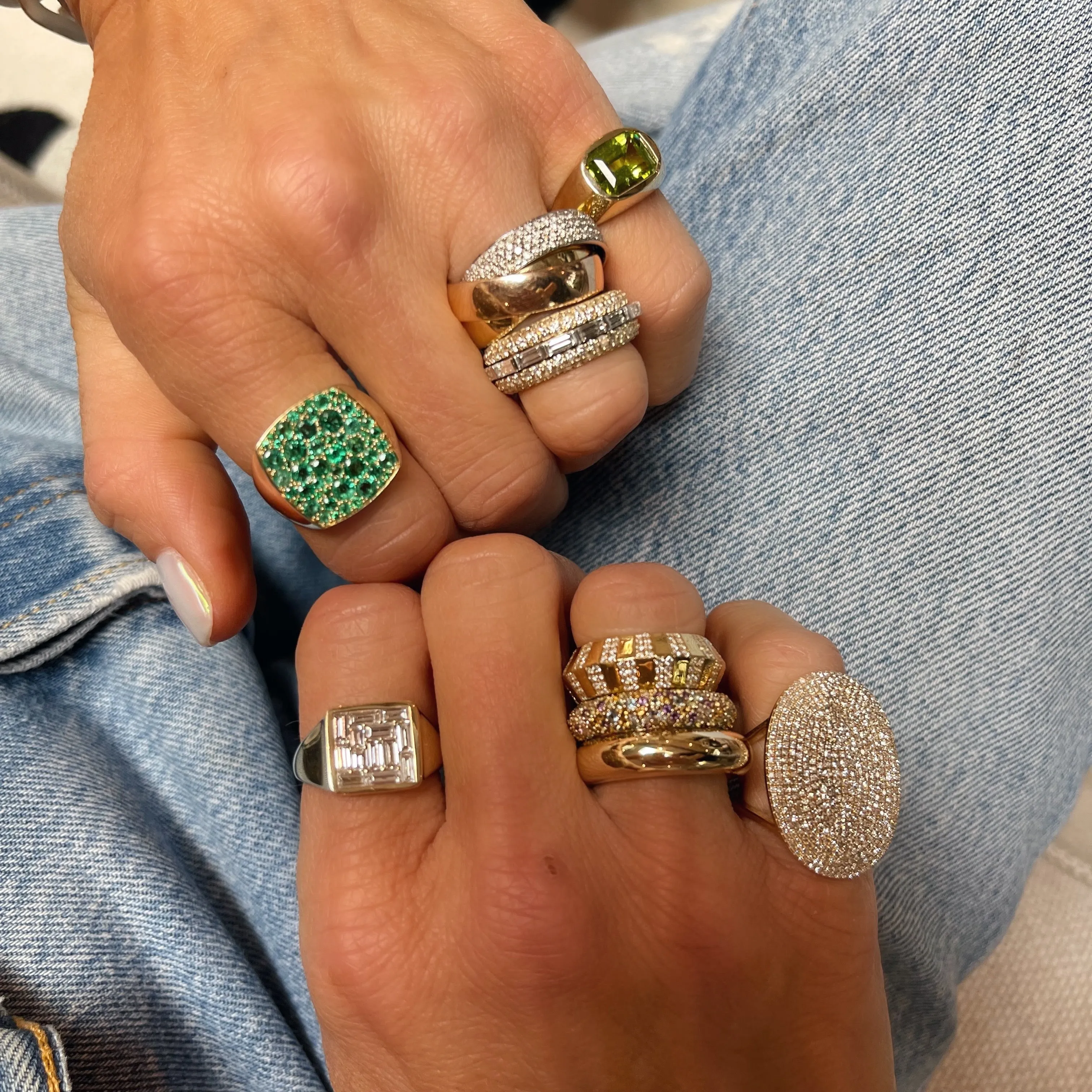 The Big Oval Diamond Statement Ring