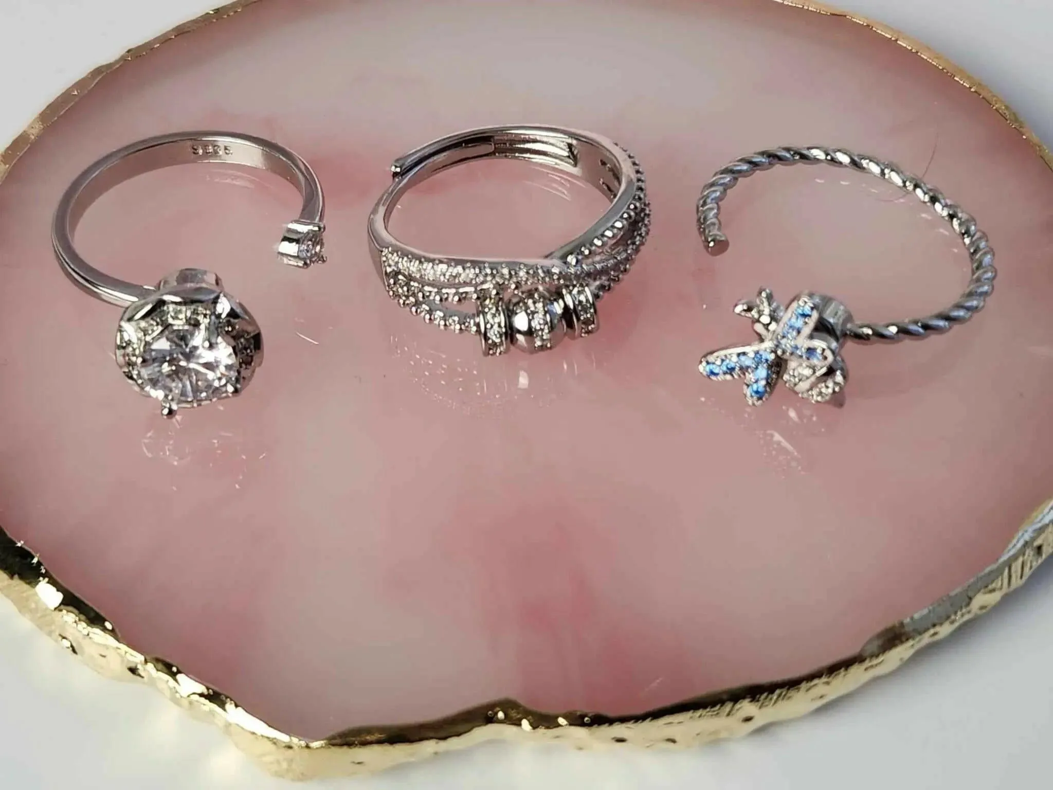 The Timeless Bundle - Crystal Infused Fidget Spinner Rings