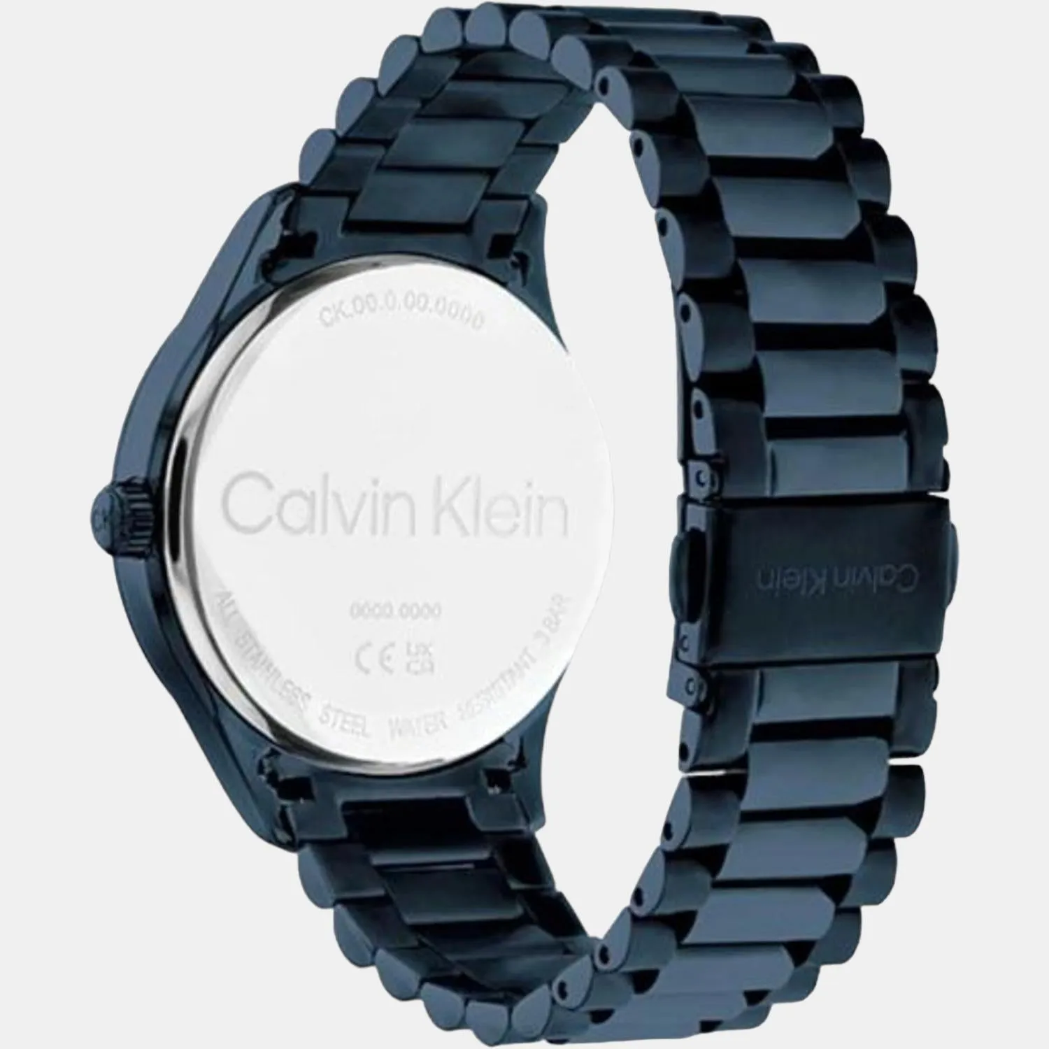 Unisex Blue Analog Stainless Steel Watch 25200166