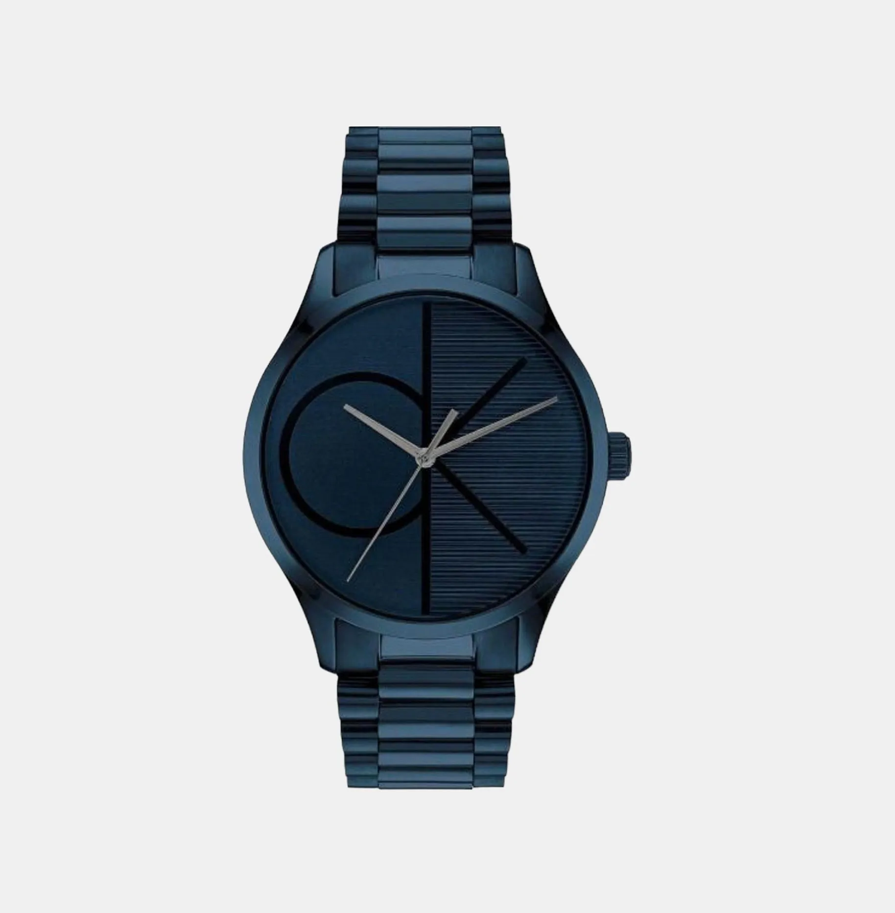 Unisex Blue Analog Stainless Steel Watch 25200166