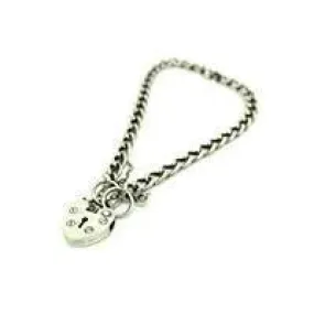 Vintage 1970's Sterling Silver Heart Bracelet