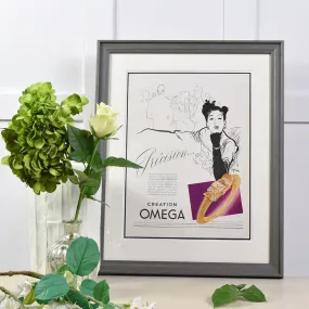 Vintage Omega Advert Print.