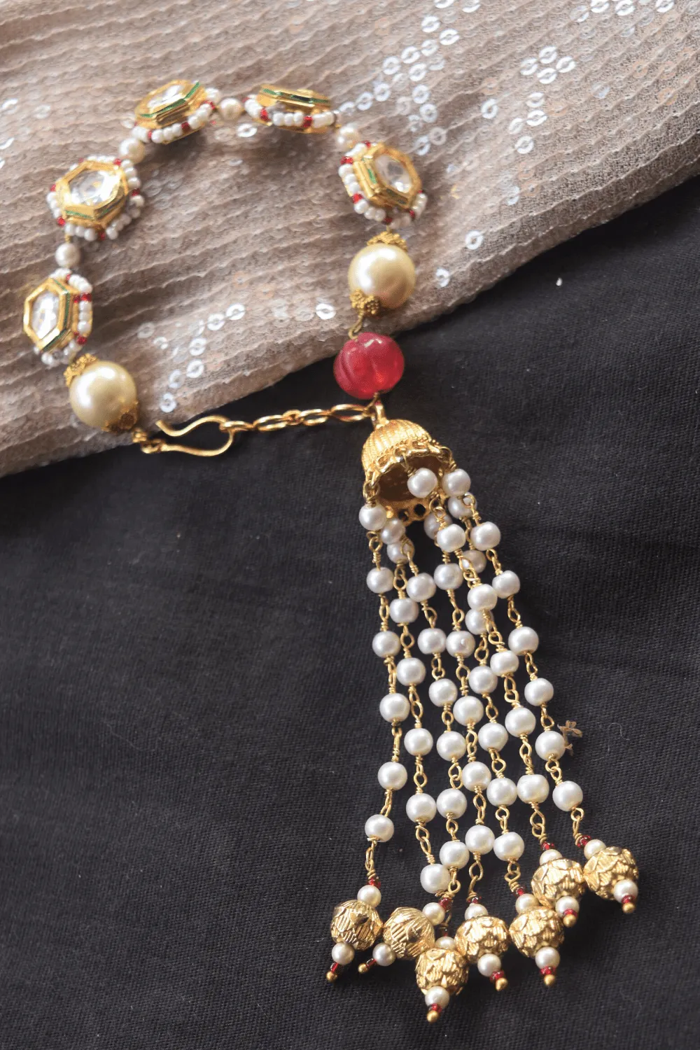 White Bracelet Kubera