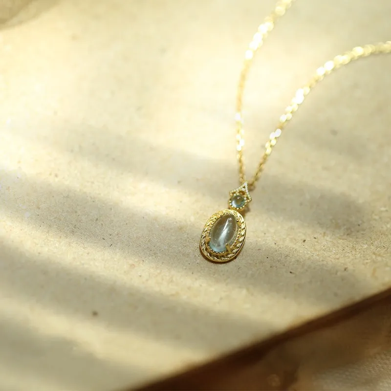 Wholesale Elegant Egg Shape Copper Necklaces