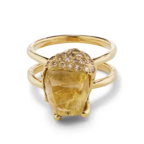 Zawadi Double Shank Ring - Scapolite